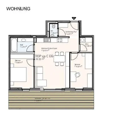 3-Zimmer-Wohnung mieten in Innsbruck-Land – 69,54 m², € 1.680 – Bild 15 von 15