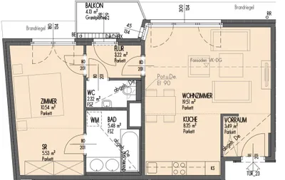 2-Zimmer-Wohnung mieten in Wien – 59 m², € 1.626 – Bild 33 von 35