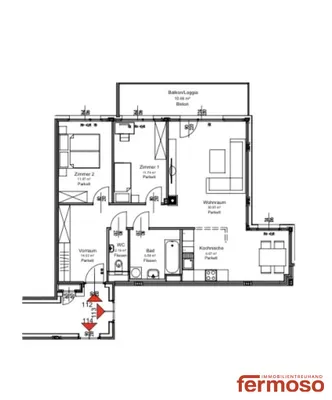 3-Zimmer-Wohnung mieten in Wien – 84,13 m², € 1.449 – Bild 11 von 11