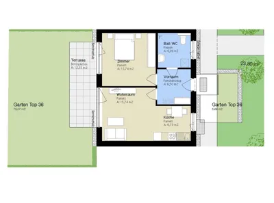 2-Zimmer-Wohnung mieten in Graz – 50,54 m², € 855 – Bild 1 von 12