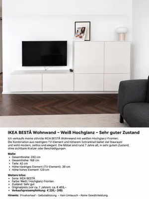 Ikea Besta Wohnzimmerwand, € 199,- (1140 Wien)