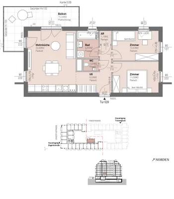 3-Zimmer-Wohnung kaufen in Wien – 59,43 m², € 405.300 – Bild 14 von 14