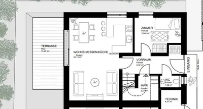 5-Zimmer-Haus kaufen in Graz-Umgebung – 111 m², € 529.000 – Bild 4 von 6