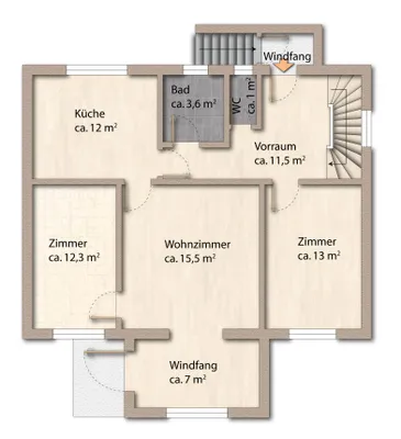 6-Zimmer-Haus kaufen in Bruck-Mürzzuschlag – 147 m², € 295.000 – Bild 7 von 21