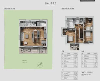 4-Zimmer-Haus mieten in Mödling – 106,66 m², € 1.950 – Bild 13 von 13