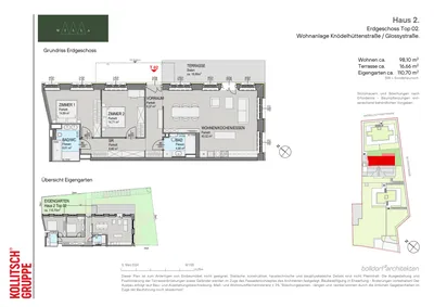 3-Zimmer-Wohnung kaufen in Wien – 98,1 m², € 849.000 – Bild 2 von 12