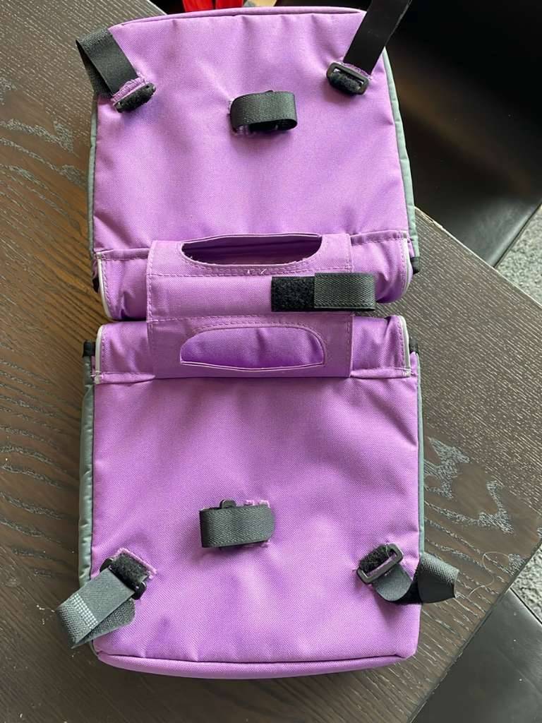 Puky Kinder Doppel-Fahrradtasche lila wie neu,  8,- (1120 Wien) - willhaben