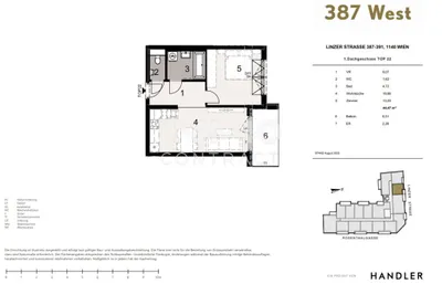 Immobilie kaufen in Wien – 44,47 m², € 270.100 – Bild 6 von 6