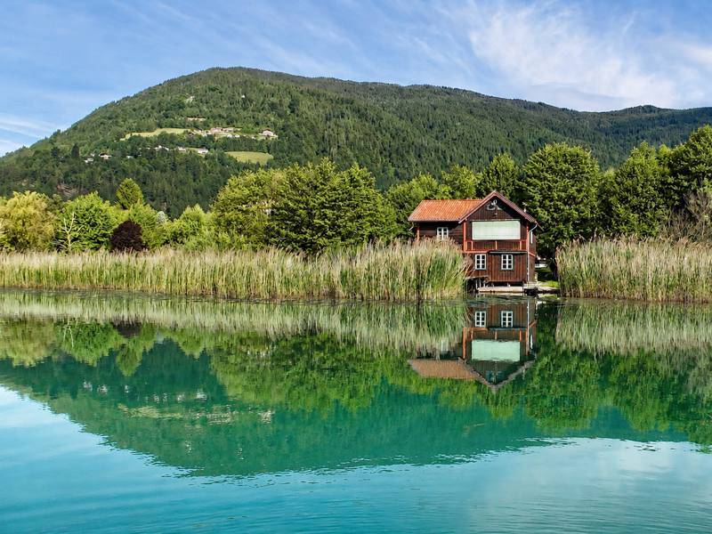 Faszinierendes Seehaus am Ossiacher See am Fuße des Schiberges Gerlitzen, Bodensdorf