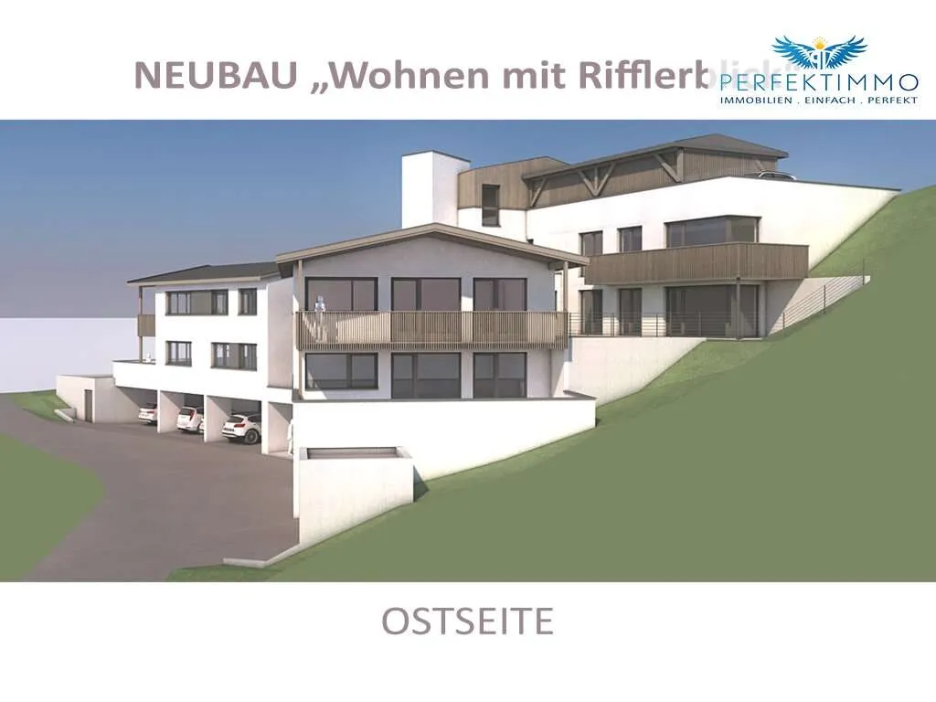 Neubau: Wohnen mit Rifflerblick - Gartenwohnung Top 6 - Ansicht 3