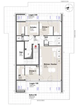4-Zimmer-Immobilie kaufen in Braunau am Inn – 102,1 m², € 653.440 – Bild 4 von 5