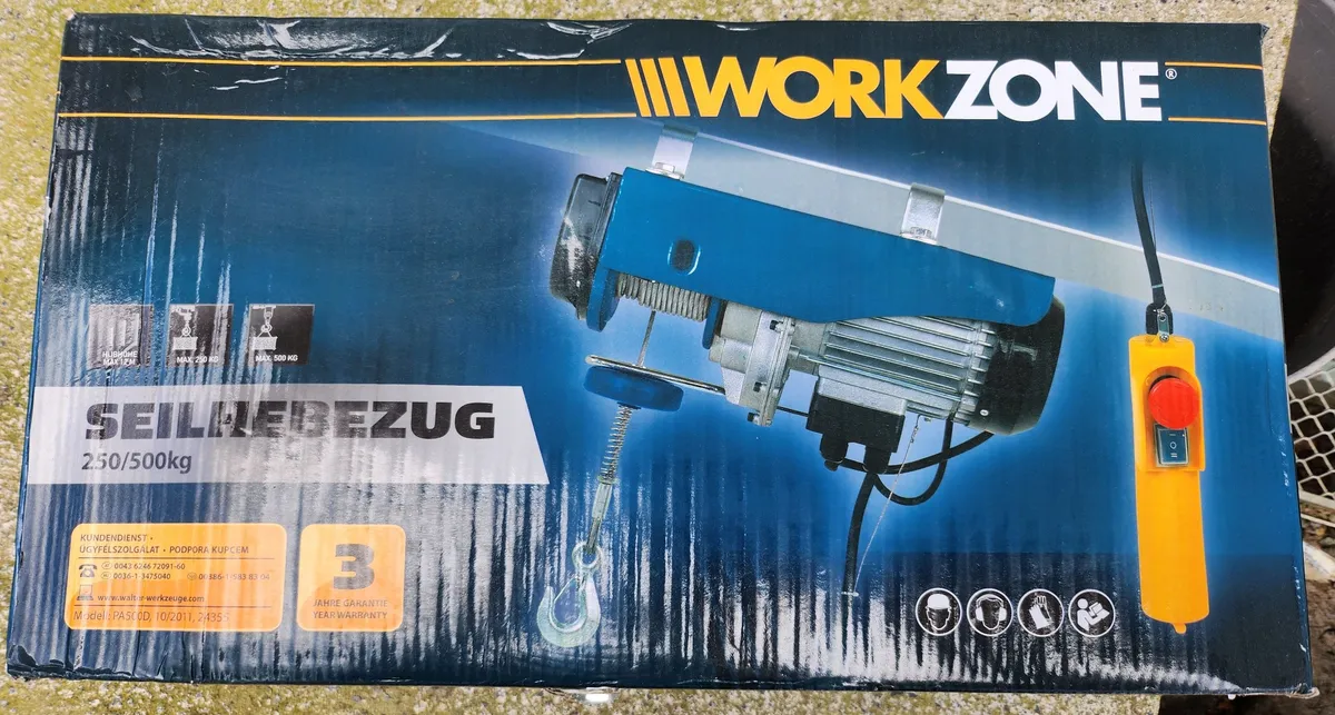 Seilhebezug Workzone 250/500 kg (Originalverpackt), € 50,- (4224 ...