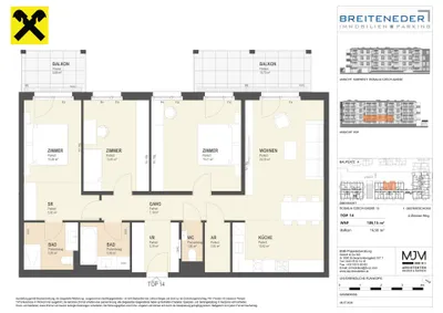 4-Zimmer-Wohnung kaufen in Korneuburg – 109,15 m², € 670.450 – Bild 9 von 9