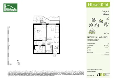 Immobilie kaufen in Wien – 45,33 m², € 233.000 – Bild 22 von 22