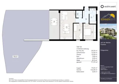 3-Zimmer-Wohnung kaufen in Feldkirch – 71,75 m², € 517.500 – Bild 5 von 6