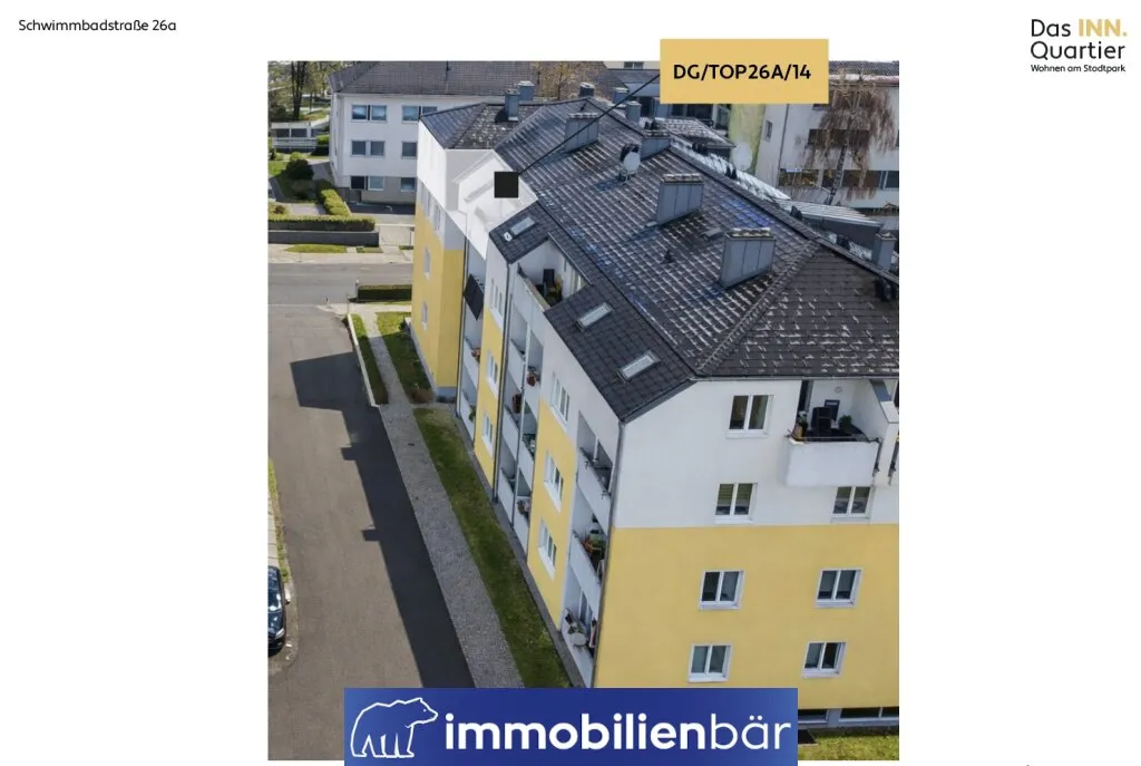 Attraktive Anlegerwohnung (vermietet) mit 4,5 Zimmer im Dachgeschoss nähe Stadtpark - Ansicht 2