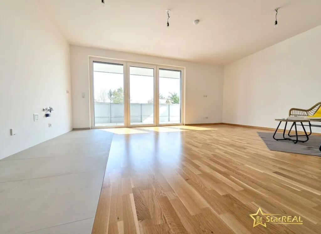 PREIS REDUZIERT! EUR 30.000 GESCHENKT! KLIMATISIERTER, STILVOLLER 4-ZIMMER-ERSTBEZUG. NÄHE ZENTRUM MÖDLING - BALKON, 2 BÄDER & TIEFGARAGE OPTIONAL. - Ansicht 2