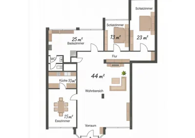 4-Zimmer-Wohnung kaufen in Wiener Neustadt – 132 m², € 197.000 – Bild 11 von 11