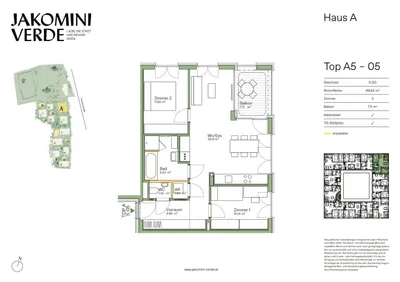 3-Zimmer-Wohnung kaufen in Graz – 70,23 m², € 351.000 – Bild 9 von 9