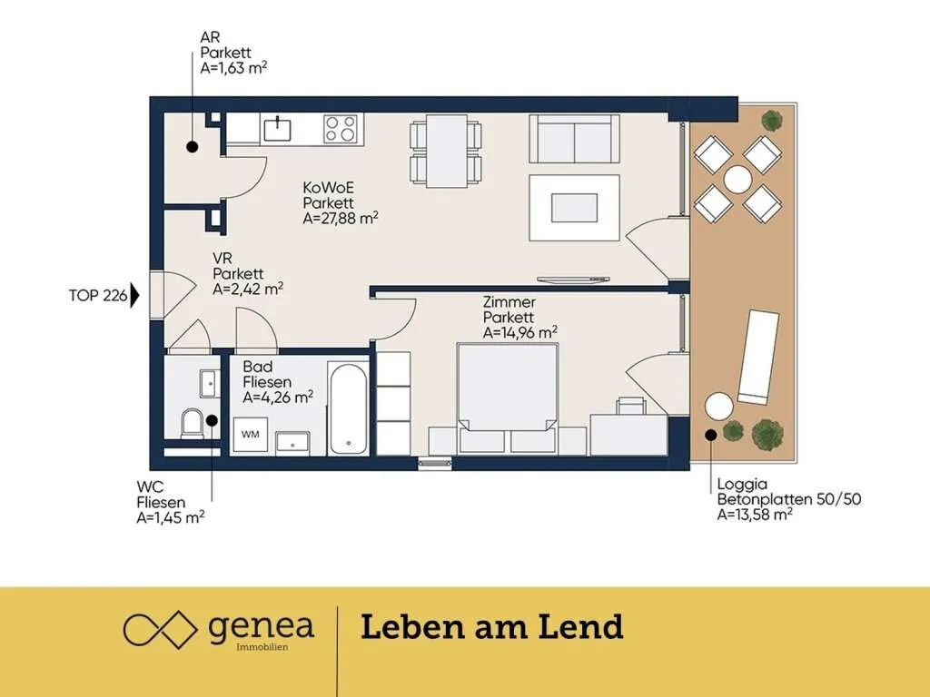 Lend ist Trend - Mache den angesagten Trendbezirk zu deinem Zuhause | Neubau - Ansicht 2