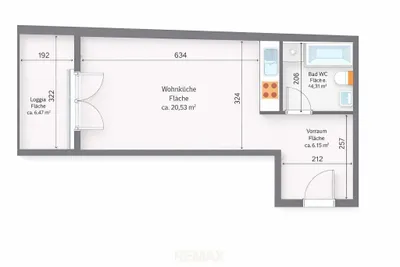 1-Zimmer-Wohnung kaufen in Wien – 37 m², € 181.000 – Bild 8 von 10