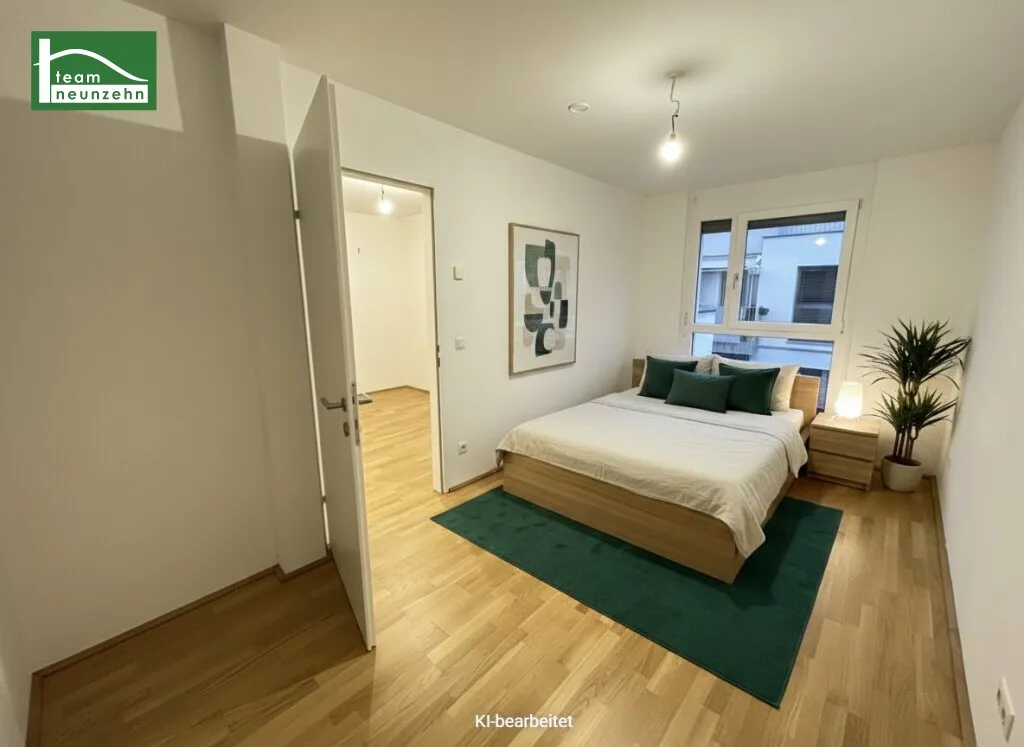 Urbanes Wohnen im Grünen - stilvolle 2-Zimmer-Wohnung mit Freifläche - ab 01.08.2026 verfügbar! - Ansicht 3