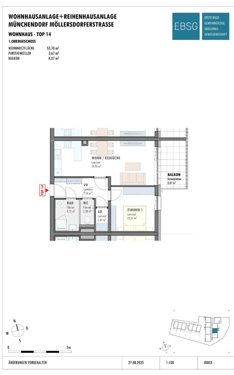 Wohnung – Münchendorf - Ansicht 2