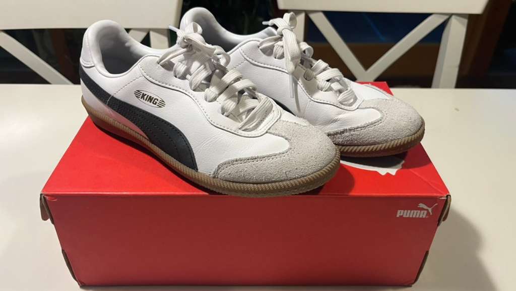 PUMA King 21 Leder Hallenschuhe, wie neu! 38,5!