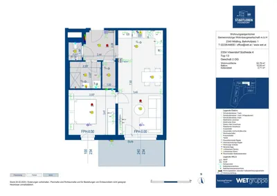 2-Zimmer-Wohnung kaufen in Mödling – 52,79 m², € 259.900 – Bild 8 von 8