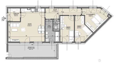 4-Zimmer-Wohnung kaufen in Graz – 90 m², € 349.500 – Bild 2 von 15