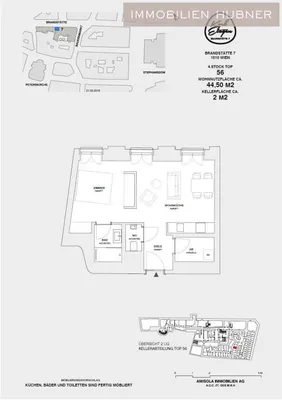 1-Zimmer-Wohnung mieten in Wien – 45 m², € 1.245 – Bild 11 von 13
