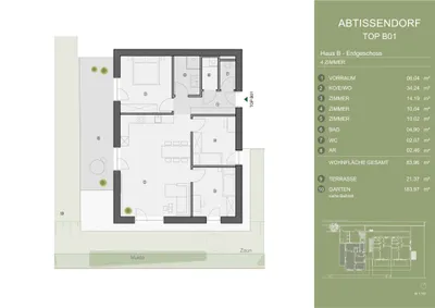 4-Zimmer-Wohnung kaufen in Graz-Umgebung – 83,96 m² – Bild 3 von 3