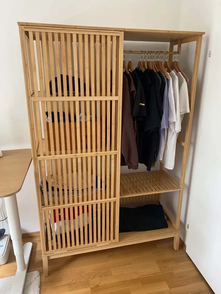 Schrank Ikea NORDKISA Bambus, € 150,- (1080 Wien)