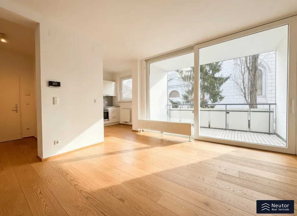 EXKLUSIVE 3-ZIMMER-WOHNUNG MIT LOGGIA - TRAUMHAFTER GRÜNBLICK - IM