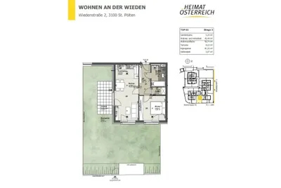 2-Zimmer-Wohnung mieten in Sankt Pölten – 50,74 m², € 692 – Bild 7 von 7
