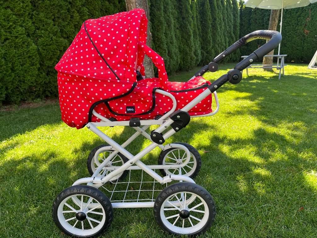 BRIO Puppenwagen neuwertig rot mit weien Punkten,  20,- (4213  Unterweitersdorf) - willhaben