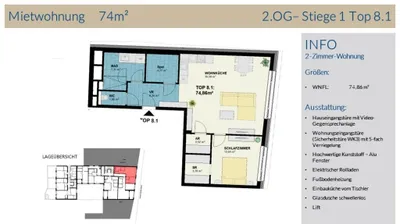 2-Zimmer-Immobilie mieten in Mattersburg – 74,86 m², € 877 – Bild 21 von 21
