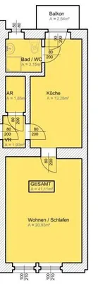 1-Zimmer-Wohnung mieten in Graz – 41,11 m², € 486 – Bild 8 von 8