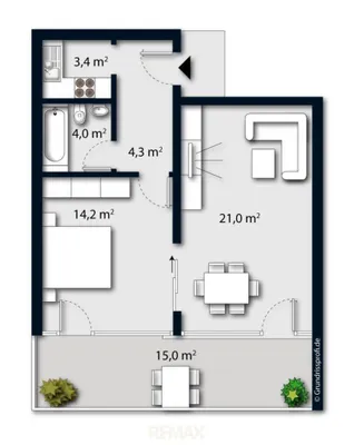 2-Zimmer-Wohnung kaufen in Innsbruck-Land – 47 m² – Bild 8 von 8