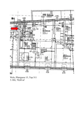 3-Zimmer-Wohnung mieten in Wels – 70,68 m², € 864 – Bild 14 von 14