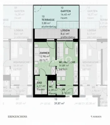 2-Zimmer-Wohnung kaufen in Wien – 39,87 m², € 239.500 – Bild 10 von 10