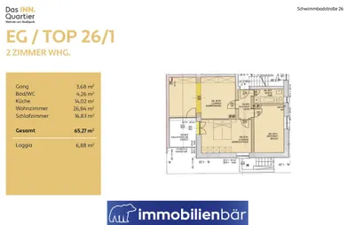 3-Zimmer-Wohnung kaufen in Ried im Innkreis – 65,27 m², € 179.000 – Bild 10 von 10
