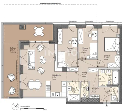 4-Zimmer-Wohnung kaufen in Wien – 102,18 m², € 1.356.400 – Bild 23 von 23