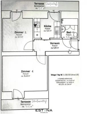 Wohnung mieten in Wien – 44,55 m², € 945 – Bild 10 von 10