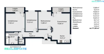 4-Zimmer-Wohnung kaufen in Mödling – 104,31 m², € 345.000 – Bild 15 von 16