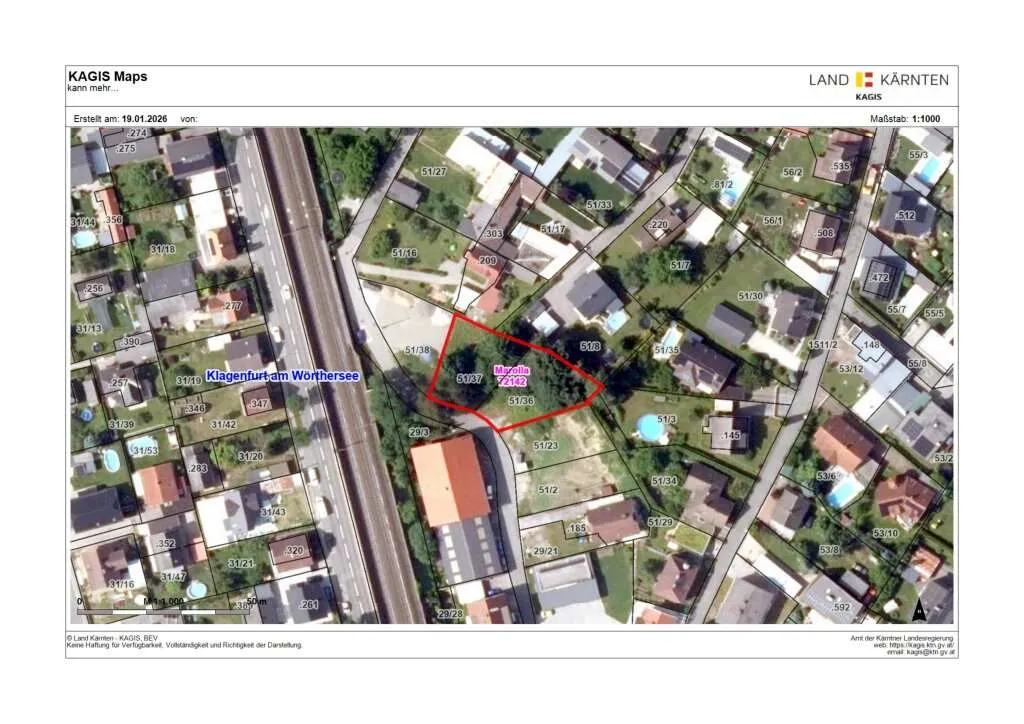 Zentrale Baugrundstücke in begehrter Lage von Klagenfurt-Annabichl - Radharc 3