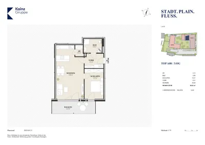 2-Zimmer-Wohnung kaufen in Salzburg Stadt – 60,83 m², € 467.000 – Bild 6 von 7