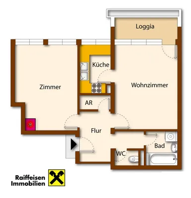 2-Zimmer-Wohnung kaufen in Zell am See – 54 m², € 229.000 – Bild 5 von 5