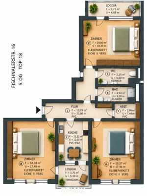 3-Zimmer-Wohnung kaufen in Innsbruck – 92 m², € 445.000 – Bild 16 von 16