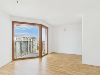 Online Termin buchen: 1 Zimmer-Apartment im 18. OG | viele Extras im Haus – Bild 2